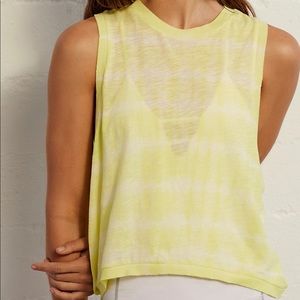 NWT Free People Washed Striped Love Tank Medium